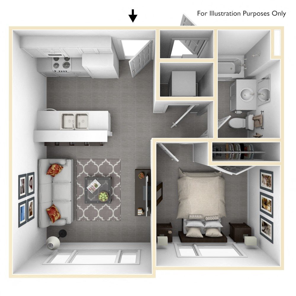 One Bedroom Flat